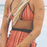 Ochre Triangle Top