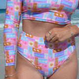 Summer Fling High Waisted Bikini Bottoms