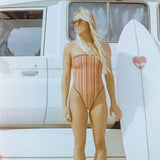 Ochre Reversible One Piece