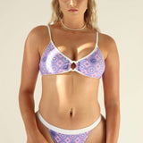 Purple Haze Colour Block Bikini Bottoms