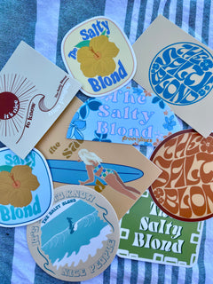 The Salty Blond Stickers