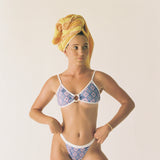 Purple Haze Colour Block Bikini Bottoms